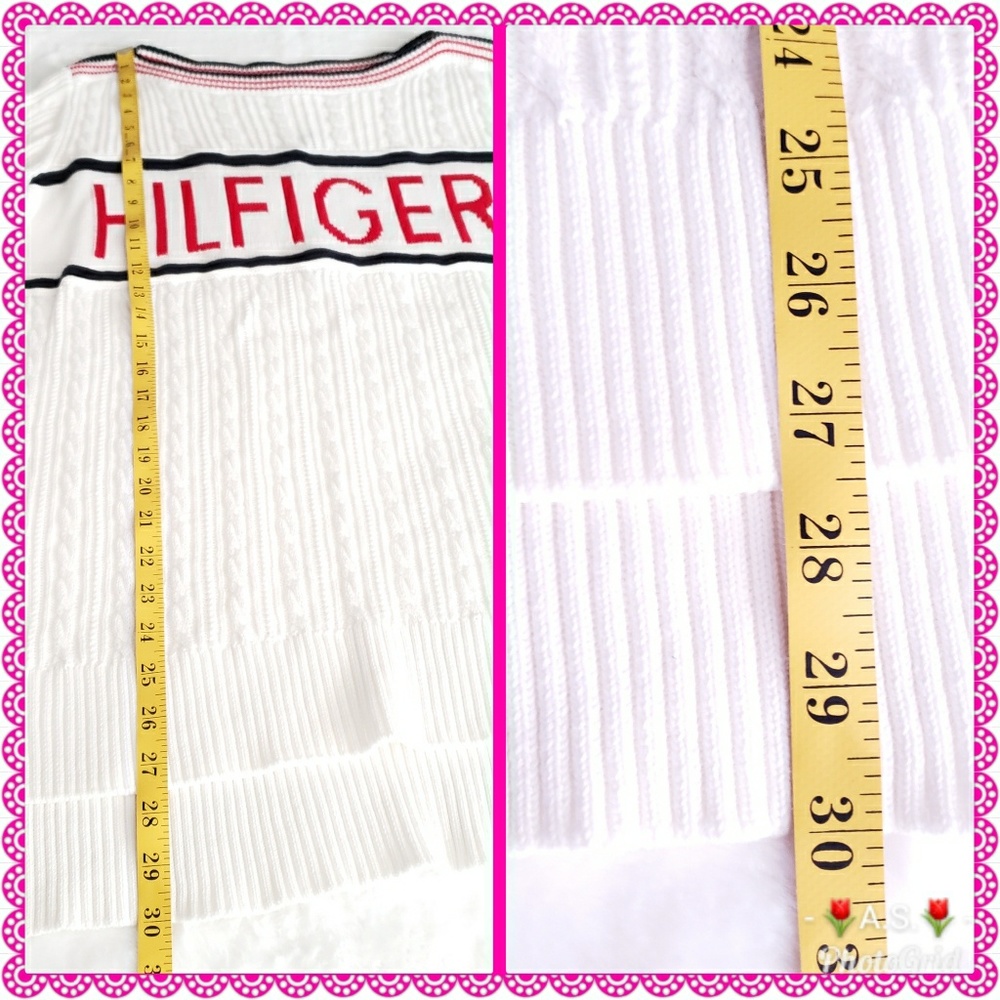 Tommy Hilfiger Sweater Spellout Knit Long Sleeves - Picture 5 of 8